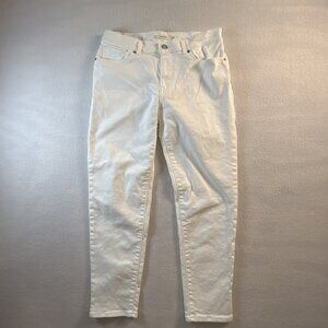 Levi's Classic Crop Jeans Size 8 / W29 WHITE NWOT